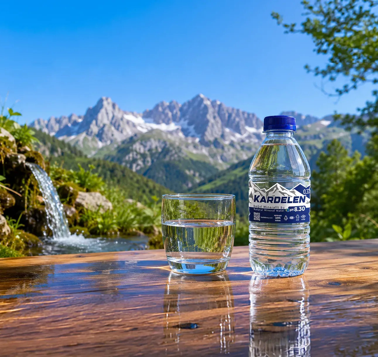 Keremali Dağları'ndan sofranıza, kaynaktan bardağa